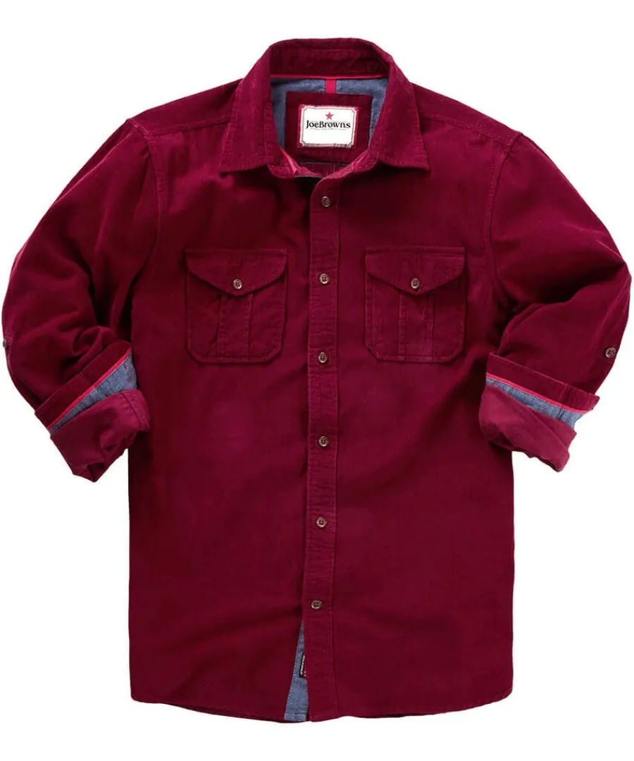 carefree_cord_shirt_0.webp Outlet Joe Browns Carefree Cord Shirt Port
