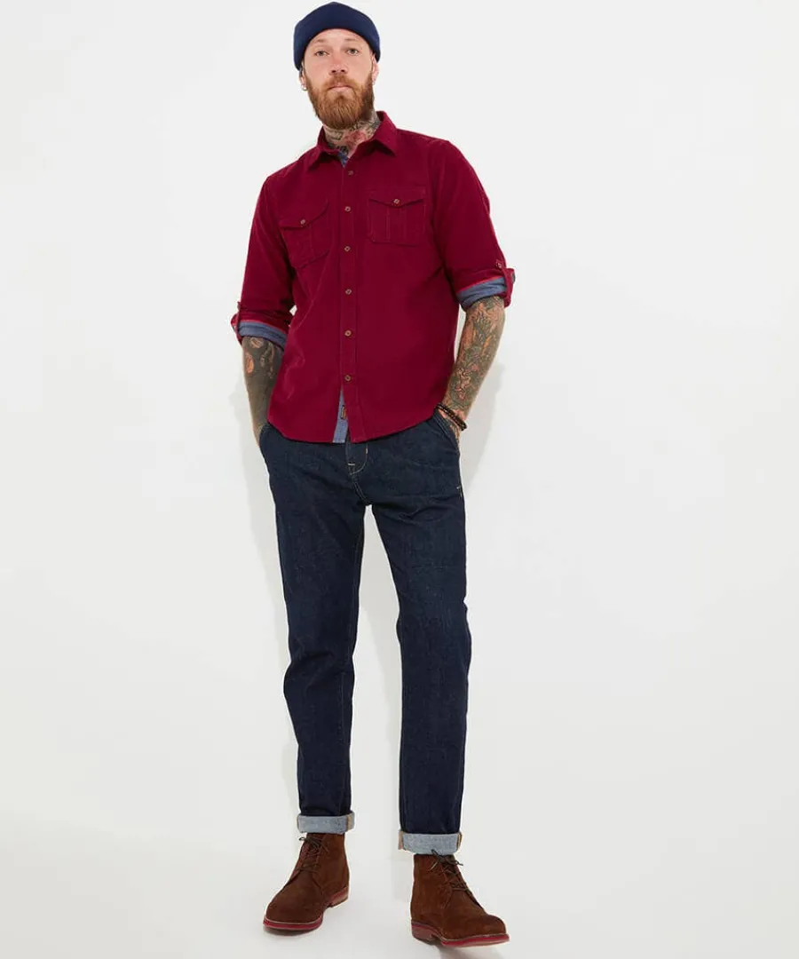 carefree_cord_shirt_1.webp Outlet Joe Browns Carefree Cord Shirt Port