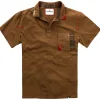 Hot Joe Browns Casually Customised Polo Shirt Brown