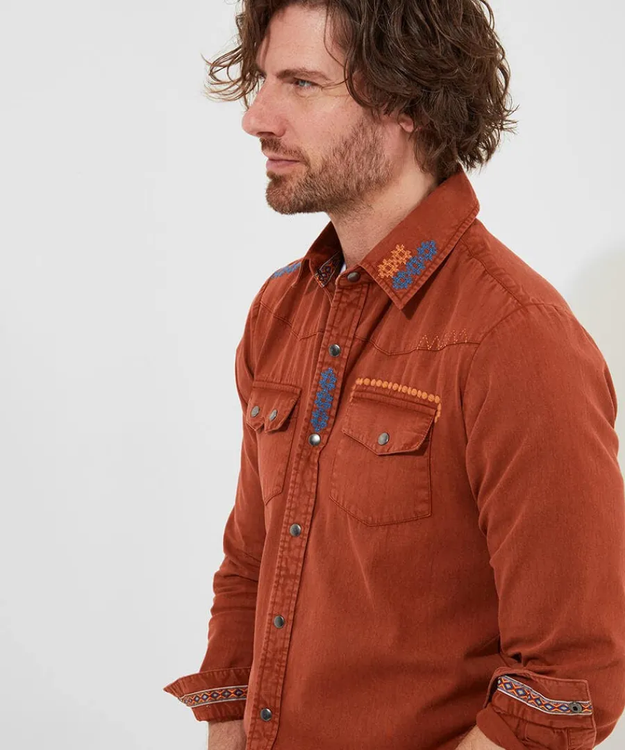 casually_customised_shirt_6.webp Discount Joe Browns Casually Customised Shirt Burnt Orange