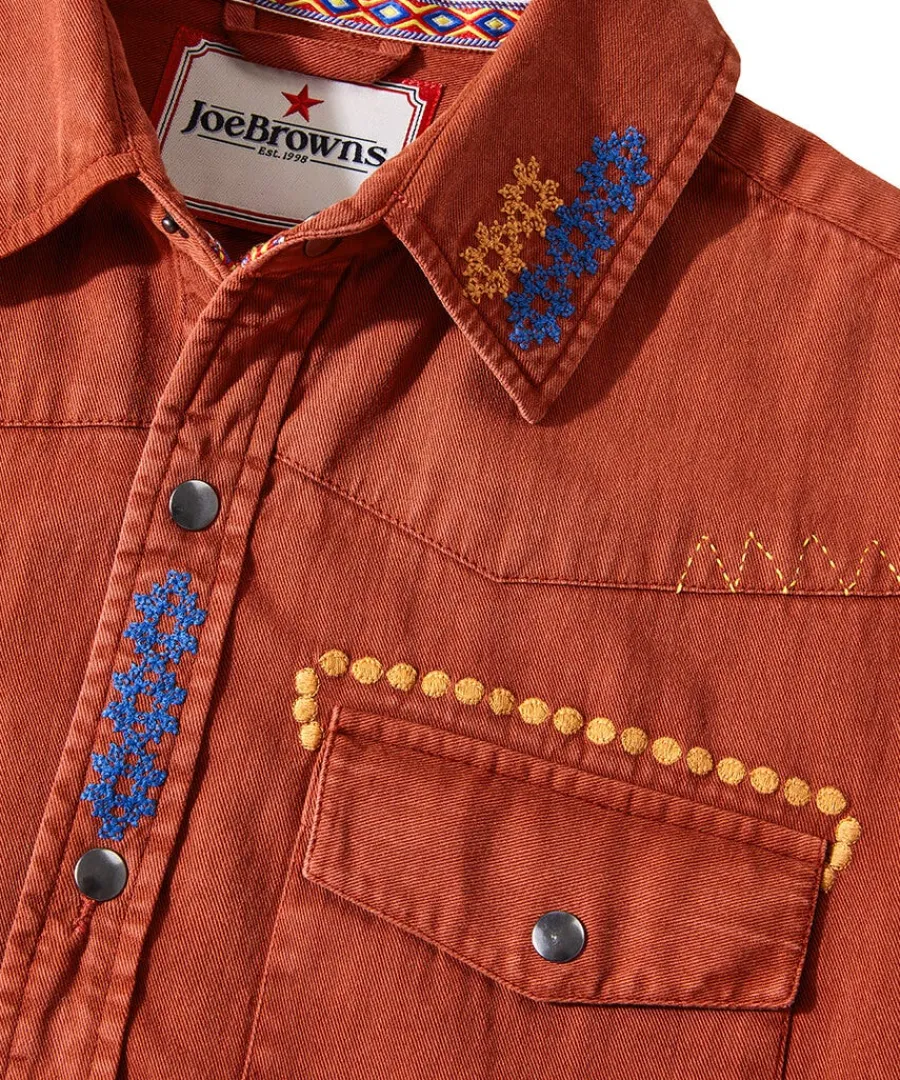 casually_customised_shirt_7.webp Discount Joe Browns Casually Customised Shirt Burnt Orange