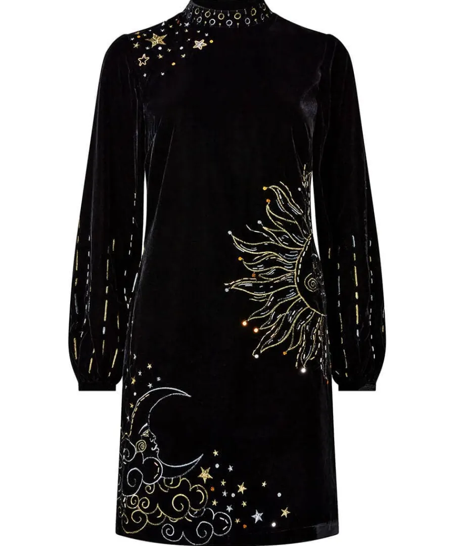 celestial_skies_velvet_dr_0.webp Store Joe Browns Celestial Skies Velvet Dress Black