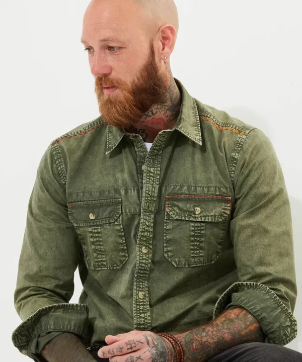 Fashion Joe Browns Charismatic Customised Shirt Khaki