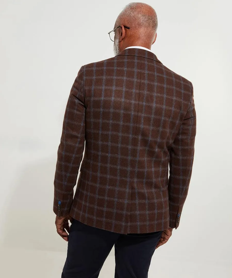 charming_check_blazer_4.webp Discount Joe Browns Charming Check Blazer Brown