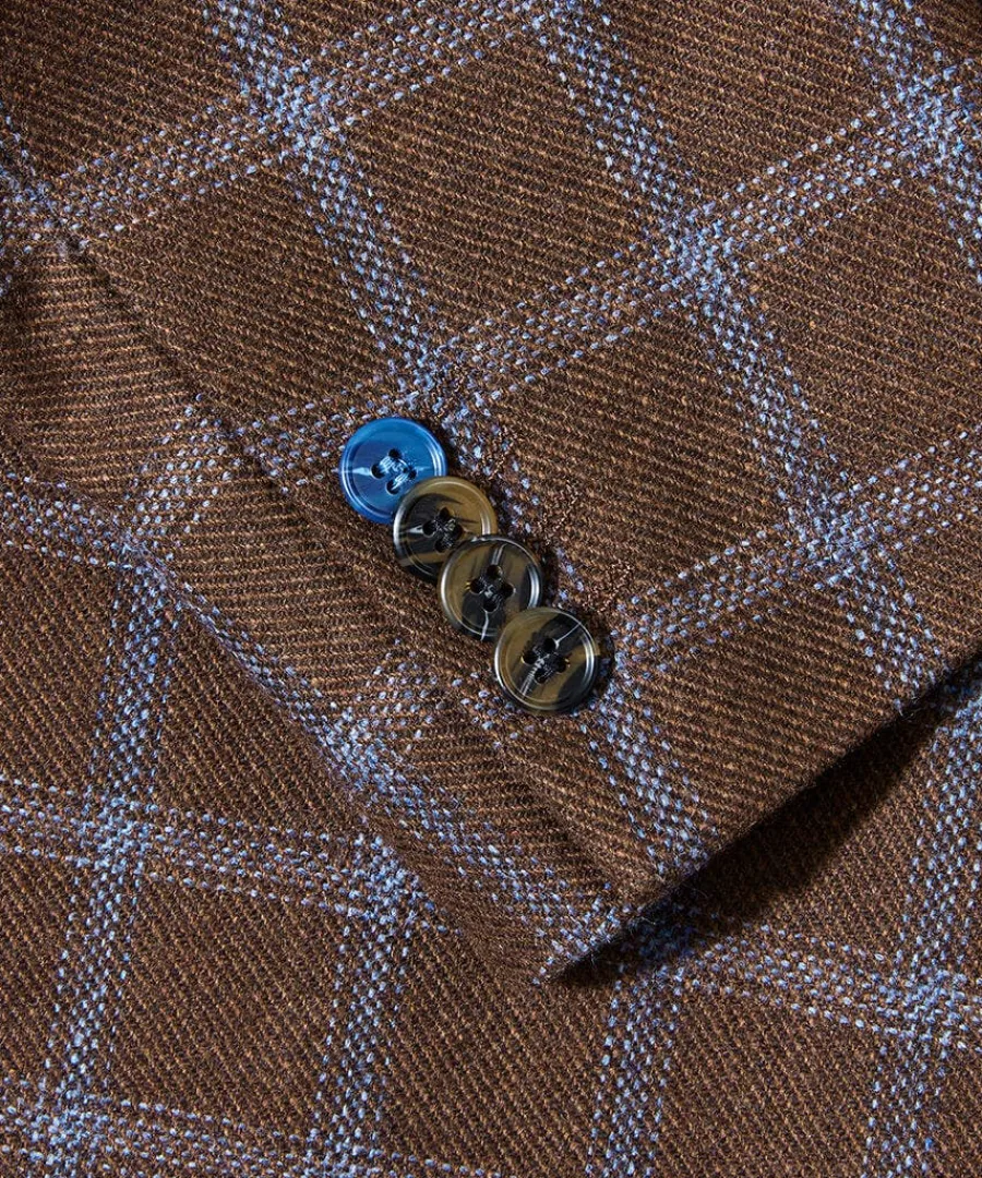 charming_check_blazer_5.webp Discount Joe Browns Charming Check Blazer Brown
