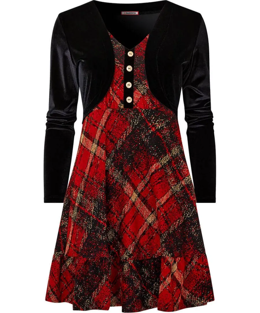 charming_check_tunic_0.webp Flash Sale Joe Browns Charming Check Tunic Red