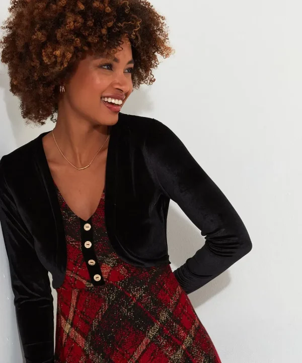 Flash Sale Joe Browns Charming Check Tunic Red