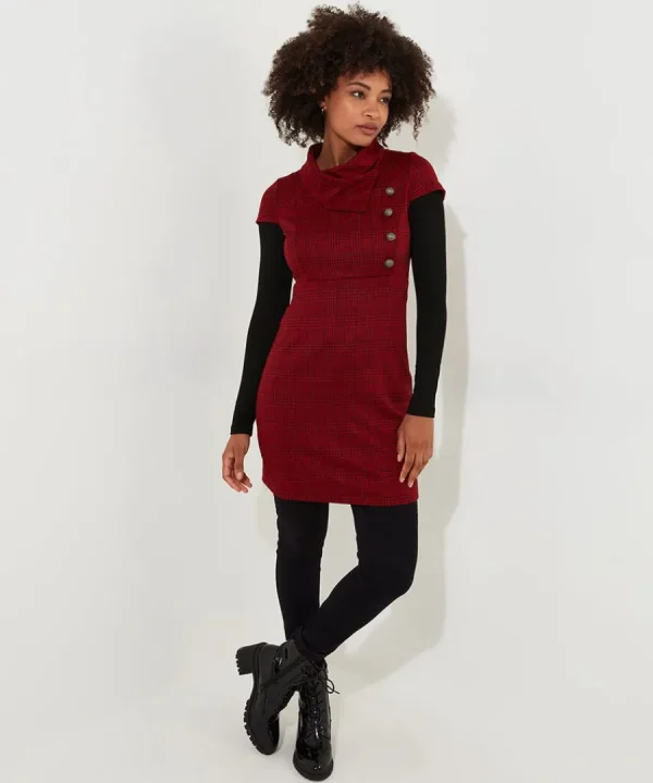 Flash Sale Joe Browns Check It Out Tunic Red