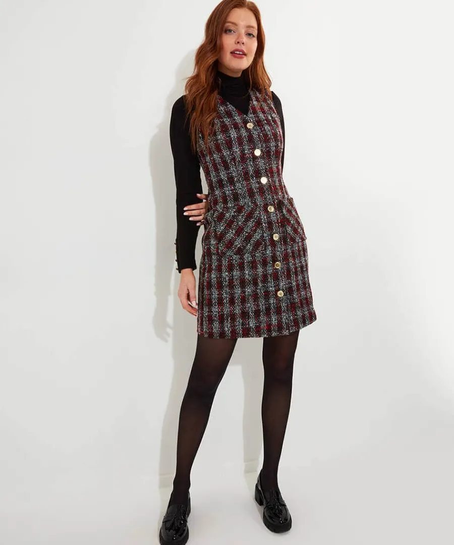 check_pinafore_dress_2.webp Cheap Joe Browns Check Pinafore Dress Multi
