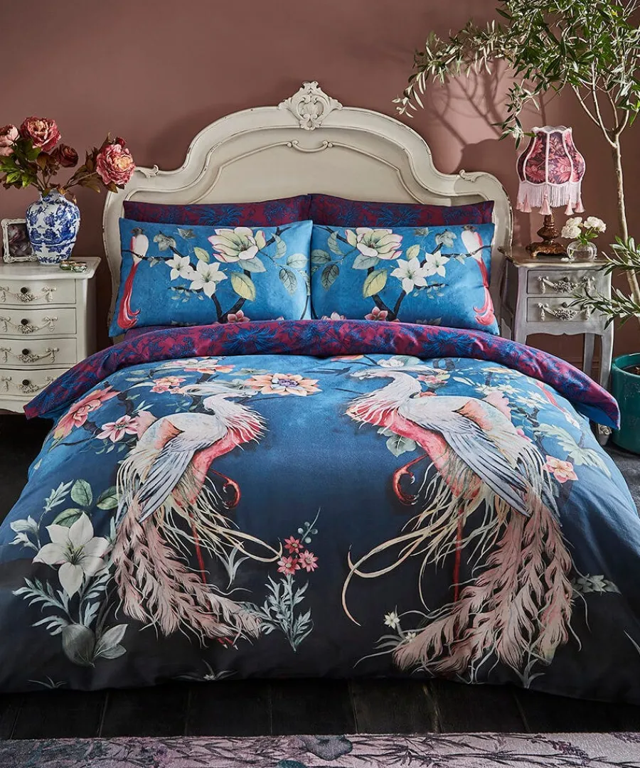 cherished_chinoiserie_rev_1-1.webp New Joe Browns Cherished Chinoiserie Reversible Duvet Set Blue