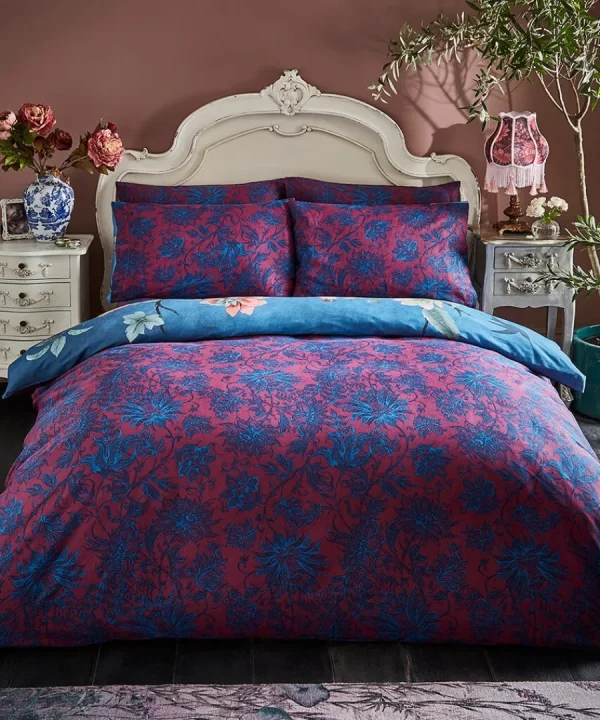New Joe Browns Cherished Chinoiserie Reversible Duvet Set Blue