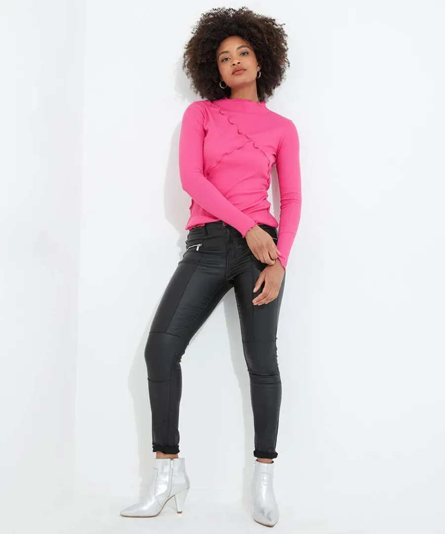 chrissie_jersey_top_1.webp Online Joe Browns Chrissie Jersey Top Pink / Cream