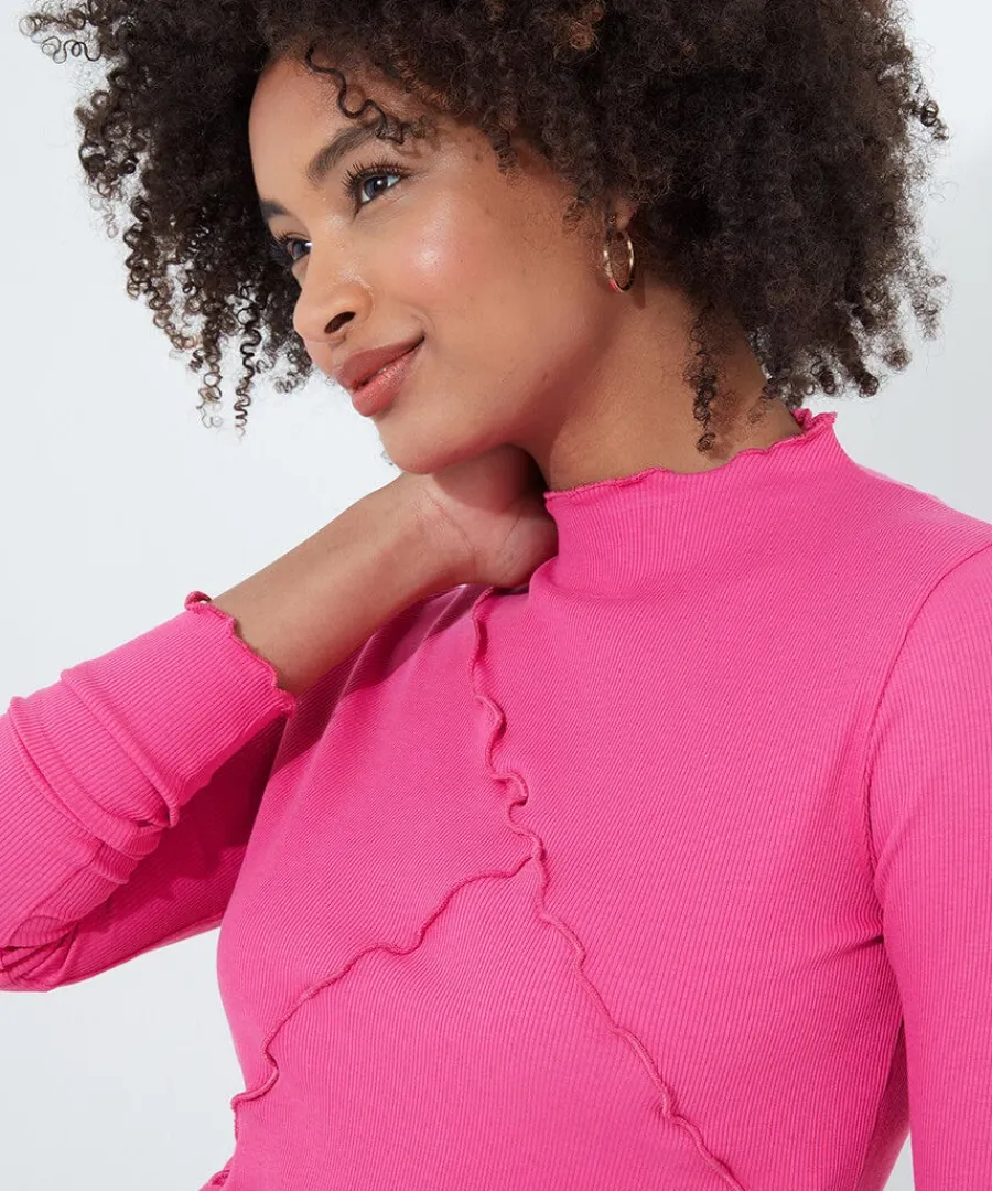 chrissie_jersey_top_3.webp Online Joe Browns Chrissie Jersey Top Pink / Cream