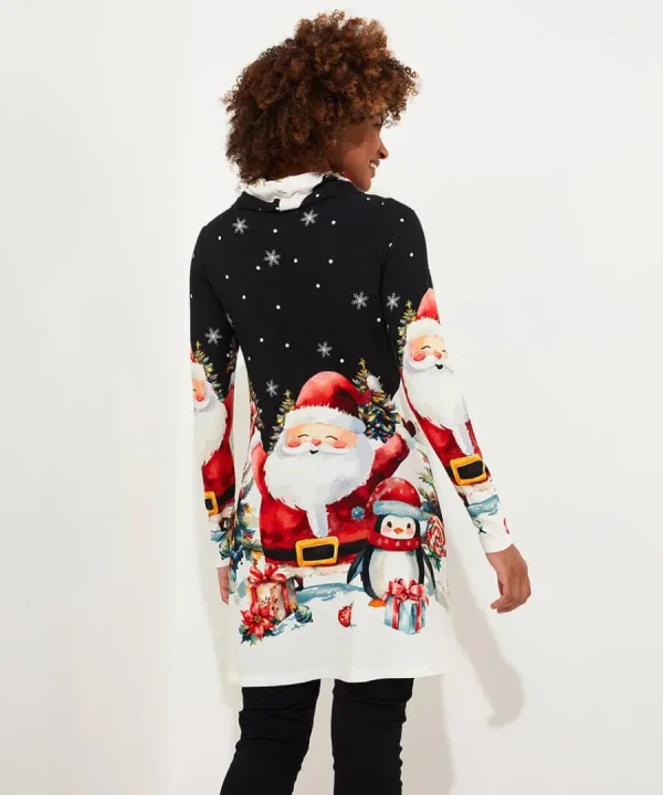 Cheap Joe Browns Christmas Cheer Tunic Black