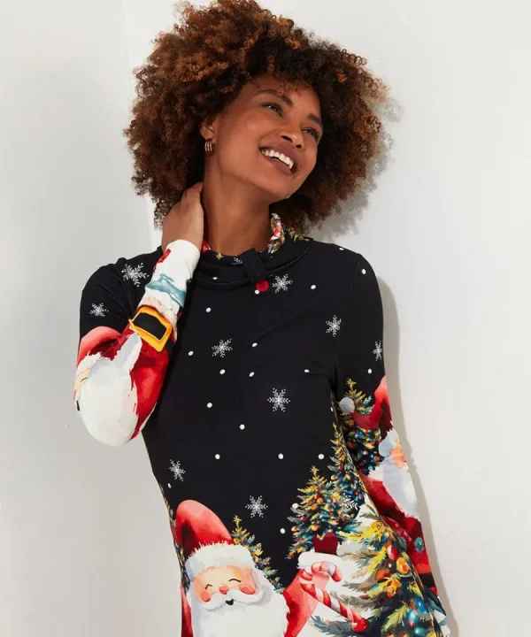 Cheap Joe Browns Christmas Cheer Tunic Black