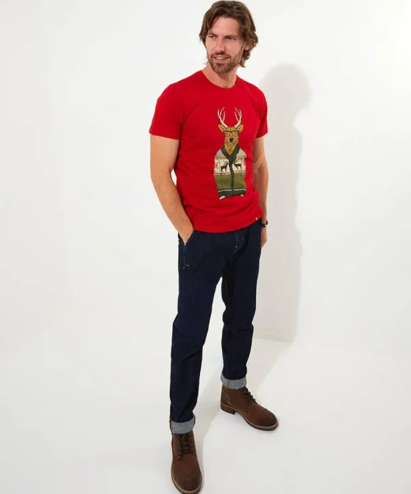 Clearance Joe Browns Christmas Cool Tee Red