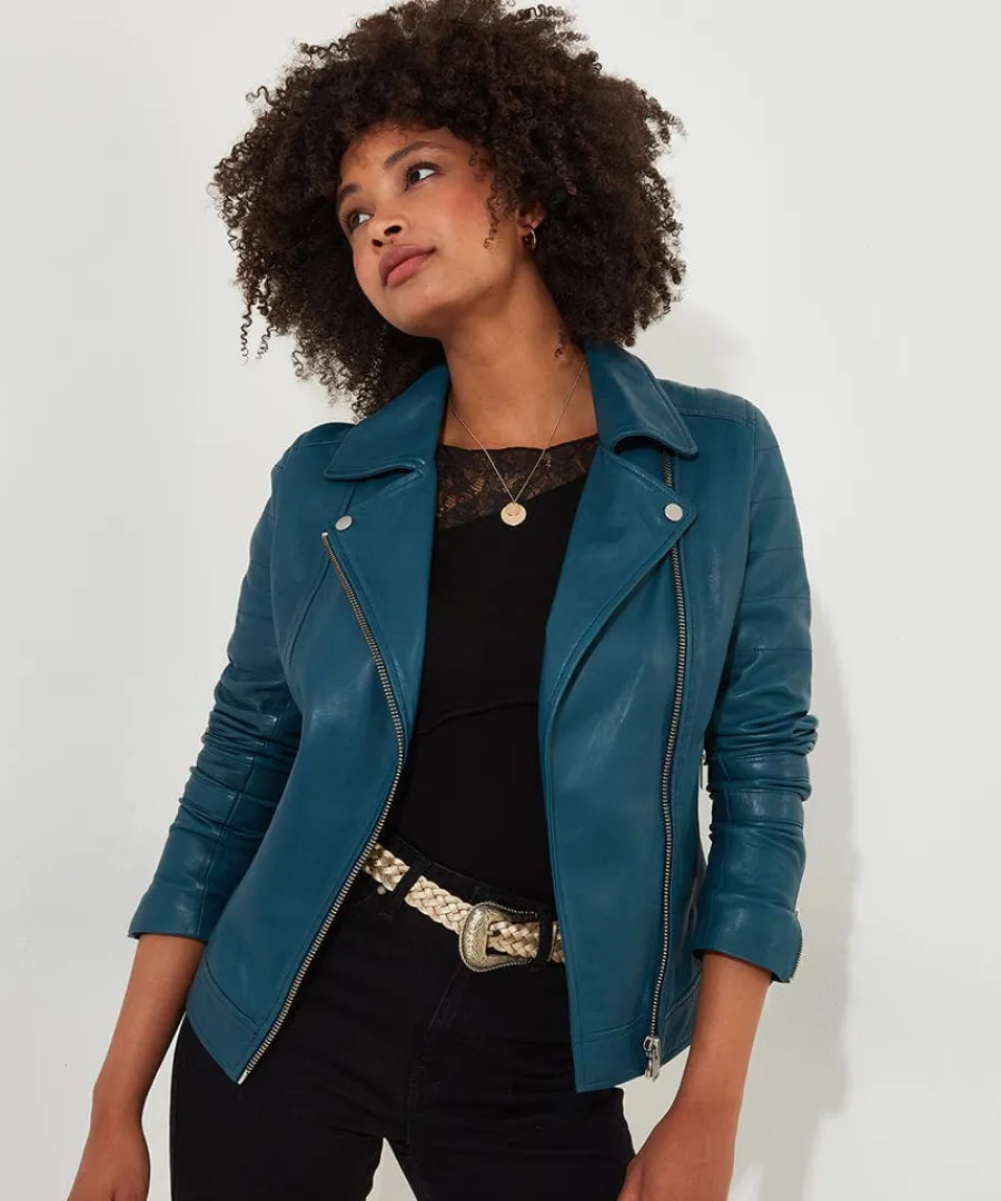 classic_leather_biker_jac_2.webp Online Joe Browns Classic Leather Biker Jacket Blue