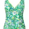 Fashion Joe Browns Coconut Bay Tankini Top Green Multi