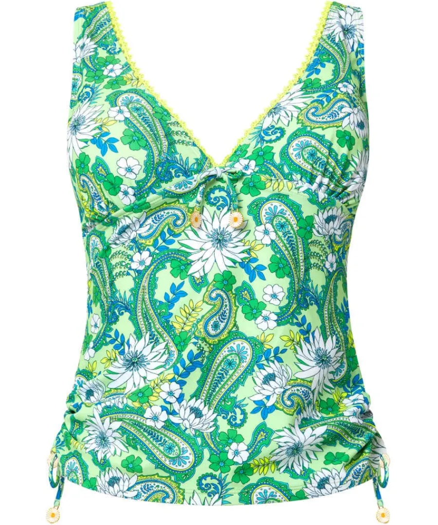 coconut_bay_tankini_top_0.webp Fashion Joe Browns Coconut Bay Tankini Top Green Multi