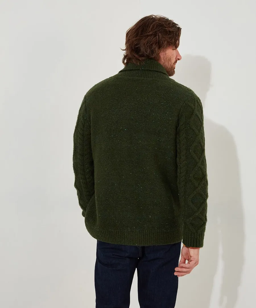 cool_in_cable_cardigan_3.webp Online Joe Browns Cool In Cable Cardigan Green