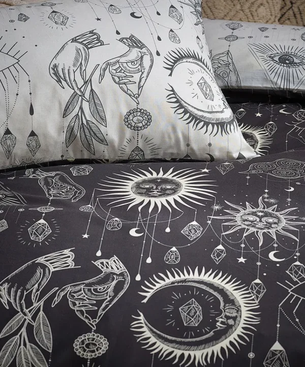Shop Joe Browns Cosmic Comfort Reversible Duvet Set Black