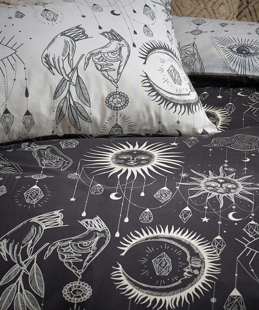 cosmic_comfort_reversible_1.webp Shop Joe Browns Cosmic Comfort Reversible Duvet Set Black