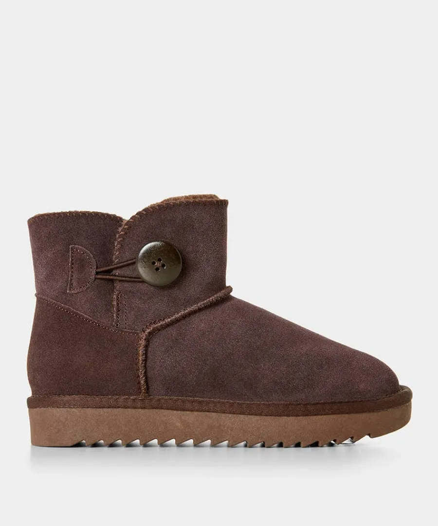 cosy_button_trim_suede_bo_0.webp Discount Joe Browns Cosy Button Trim Suede Boots Dark Brown