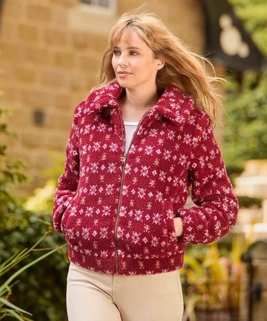 cosy_cabin_patterned_flee_5.webp Fashion Joe Browns Cosy Cabin Patterned Fleece Jacket Red
