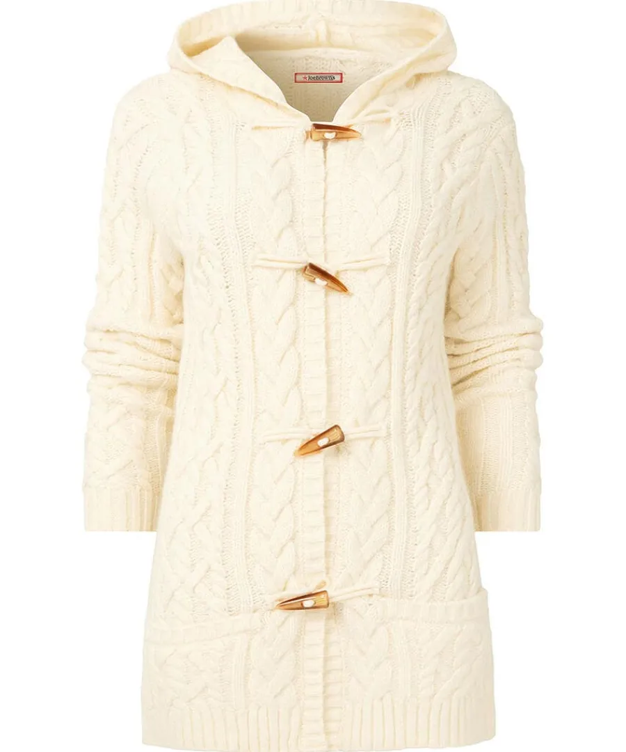 cosy_cable_hooded_cardiga_0.webp Cheap Joe Browns Cosy Cable Hooded Cardigan Cream