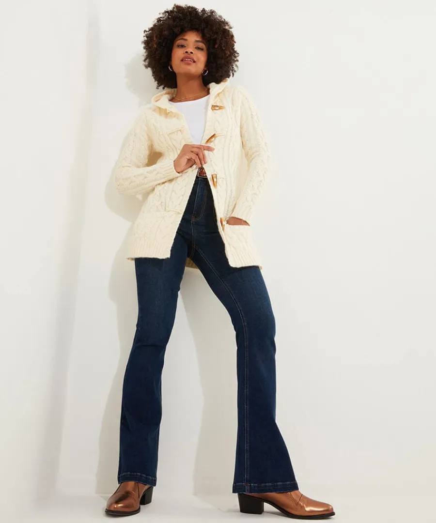 cosy_cable_hooded_cardiga_1.webp Cheap Joe Browns Cosy Cable Hooded Cardigan Cream