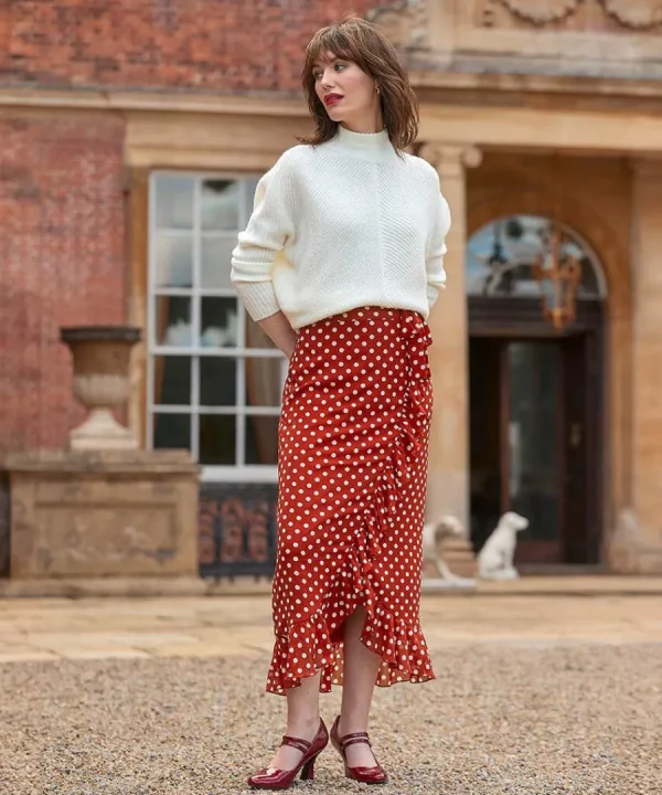 Shop Joe Browns Crossing The Road Skirt Red