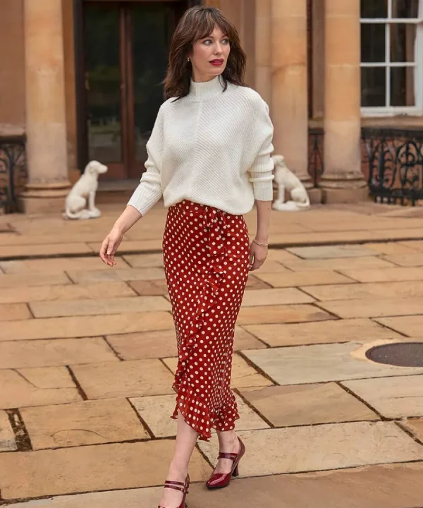 Shop Joe Browns Crossing The Road Skirt Red