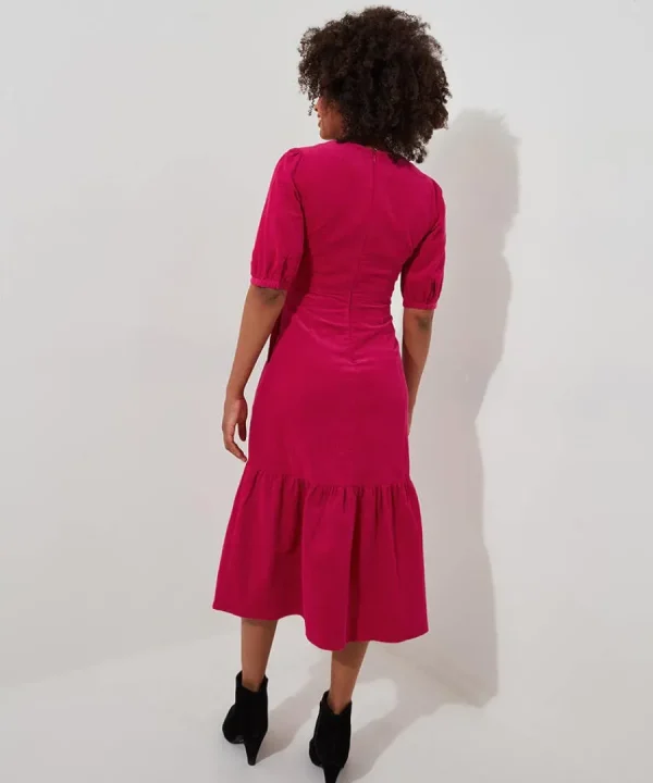 Fashion Joe Browns Curiously Cord Dress Pink