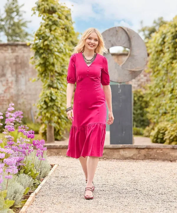 Fashion Joe Browns Curiously Cord Dress Pink