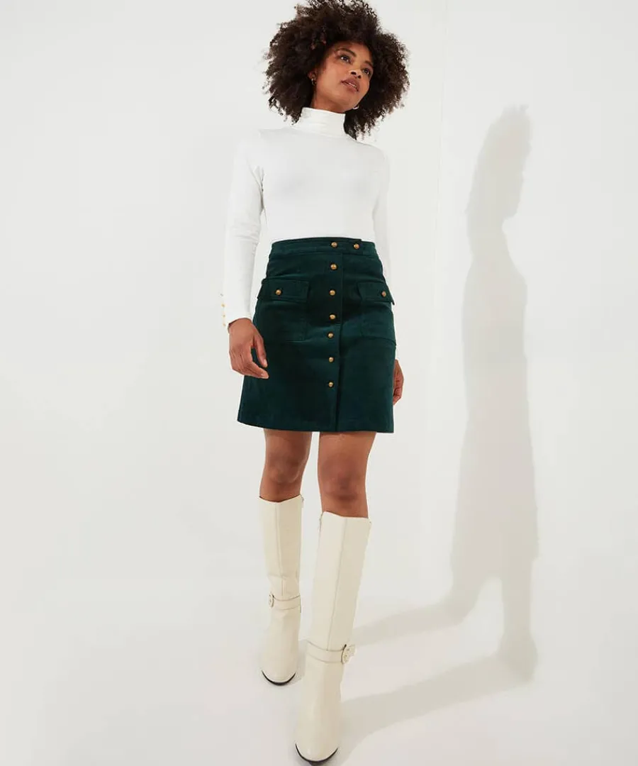 curiously_cord_skirt_2.webp New Joe Browns Curiously Cord Skirt Forest Green