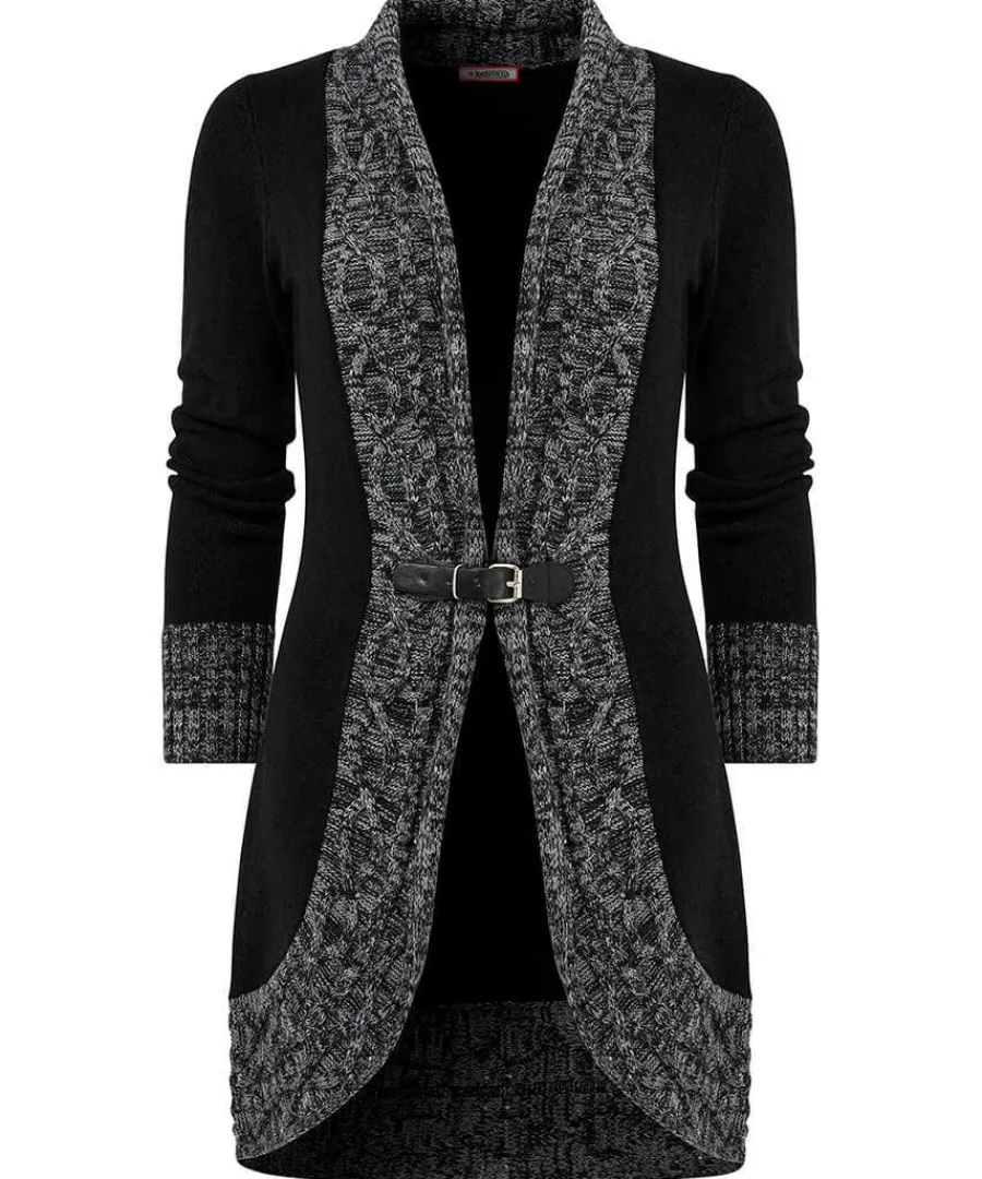 curiously_cosy_buckle_car_0.webp Cheap Joe Browns Curiously Cosy Buckle Cardigan Black