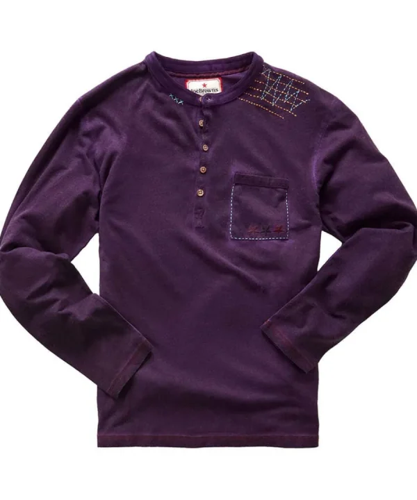 Store Joe Browns Customised Character Henley Purple