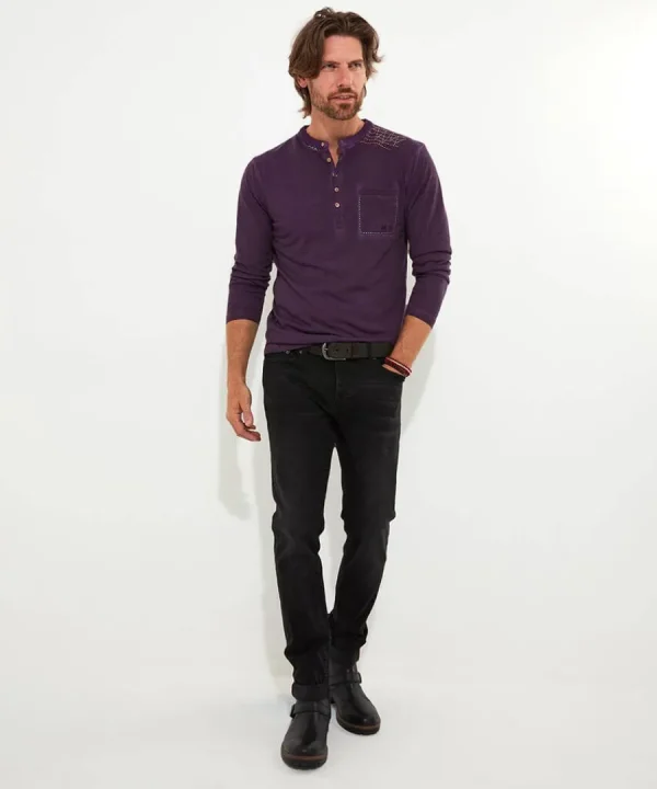 Store Joe Browns Customised Character Henley Purple