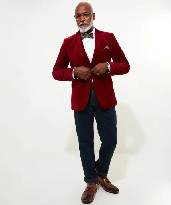 Clearance Joe Browns Dapper Velvet Blazer Firecracker