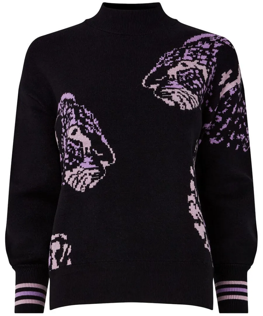 darcie_leopard_jumper_0.webp Sale Joe Browns Darcie Leopard Jumper Black