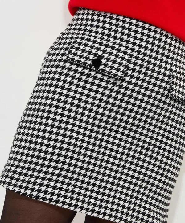 Online Joe Browns Daring Dogstooth Skirt Black/White