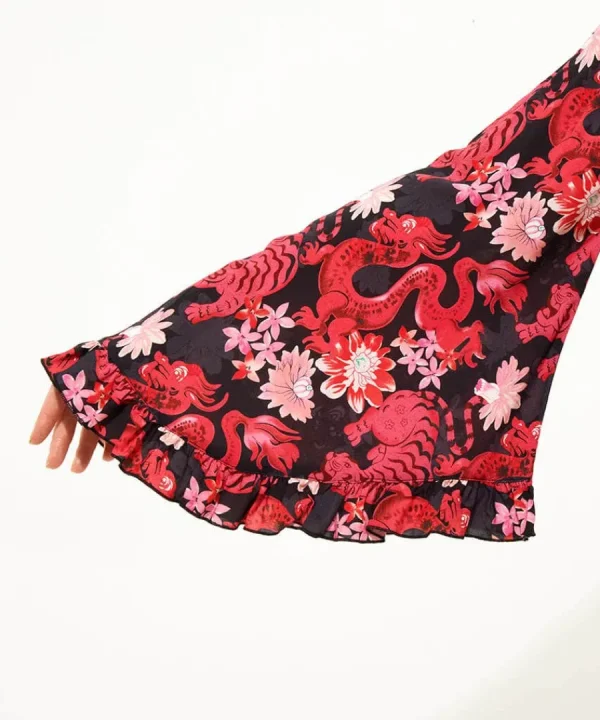 Best Sale Joe Browns Daring Dragon Dressing Gown Pink