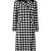 Discount Joe Browns Darling Dogstooth Coat Black / White