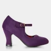 Sale Joe Browns Day Dreaming Vintage Style Shoes Aubergine