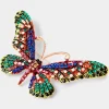 Online Joe Browns Dazzle Me Butterfly Brooch Blue Multi / Red Multi