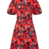 Hot Joe Browns Dazzling Dragon Dress Red