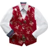 Hot Joe Browns Deadly Dapper Waistcoat Red