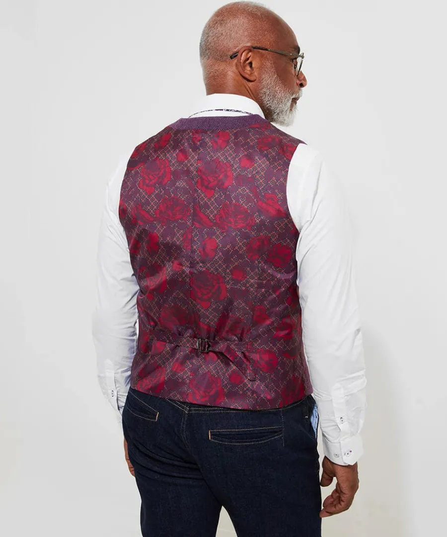 delightful_dapper_waistco_3.webp Online Joe Browns Delightful Dapper Waistcoat Purple