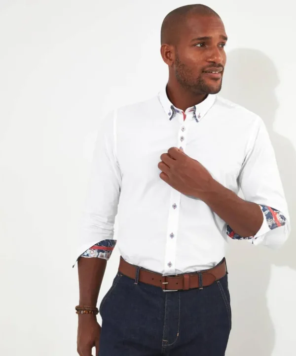 Clearance Joe Browns Delightful Double Collar Shirt White