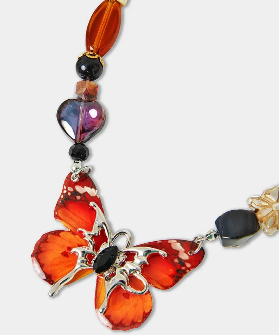 demure_butterfly_necklace_0.webp Cheap Joe Browns Demure Butterfly Necklace Multi